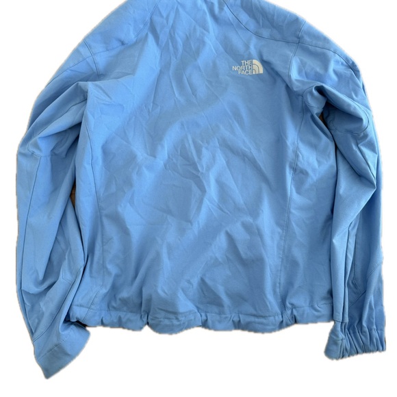 The North Face Sky Blue Jacket with Gold Logo - Picture 2 of 4